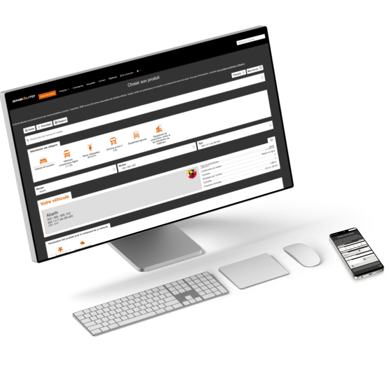 Trouvez le bon produit en quelques clics